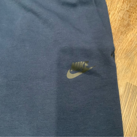 Nike Sportswear Tech Fleece Athletic Shorts Navy Blue CU4503-410 Men Size Medium - Picture 2 of 8